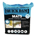 Cleaning & Janitorial Supplies | Quick Dam WUM-10 Super Absorbent Mats, 1.5 qt, 7-in x 14-in, 10/Pack image number 0
