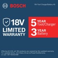 Battery and Charger Starter Kits | Bosch GXS18V-17N17 CORE18V 12 Ah 16 Amp Lithium-Ion High Power Battery and Battery Turbo Charger Starter Kit image number 5