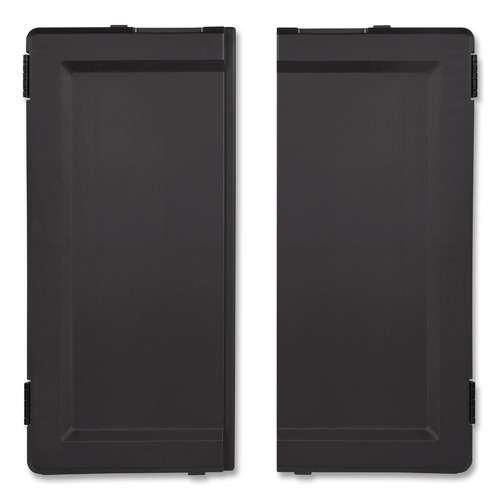 Utility Carts | Rubbermaid Commercial 2202525 Resin Locking Door Kit for Rubbermaid Commercial 2202581/2202527/2202585 - Black image number 0