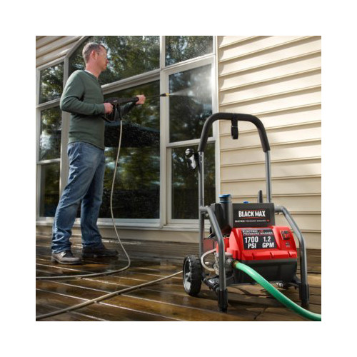 Black max electric pressure washer 1700 psi 1.2 deals gpm