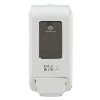 Georgia Pacific Professional 1200 mL Pacific Blue Ultra Soap/Sanitizer Dispenser - White (1/Carton)