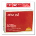 Office Jansan | Universal UNV35673 4 in. x 6 in. Lined Self-Stick Note Pads - Yellow (12/Pack) image number 1