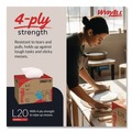 Toilet Paper | WypAll 34607 176/Box L20 Brag Box Wipers - White image number 3