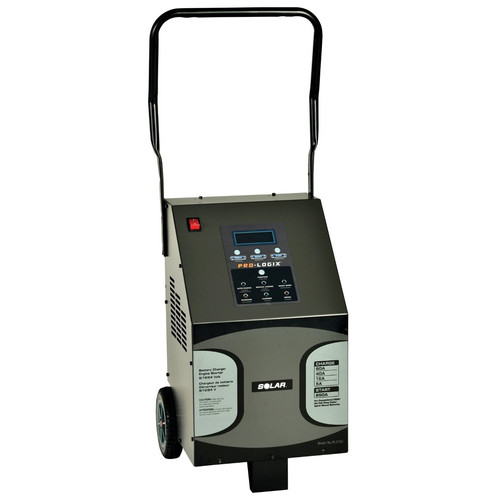 Battery Chargers | SOLAR PL3750 6/12/24V 60/40/15/5/250 Amp Intelligent Wheeled Charger with Engine Start image number 0