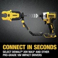 Grinding, Sanding, Polishing Accessories | Dewalt DWACPRIR IMPACT CONNECT Copper Pipe Cutter Attachment image number 8