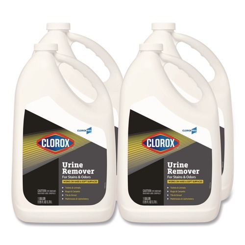 Cleaning & Janitorial Supplies | Clorox 31351 128 oz. Refill Bottle CloroxPro Urine Remover for Stains and Odors (4/Carton) image number 0