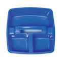 Office Jansan | Storex 00941U06C 9.25 in. x 9.25 in. x 5.25 in. 3 Sections Small Art Caddies - Assorted Colors (5/Pack) image number 3