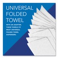 Paper Towels and Napkins | Scott 01960 7.8 in. x 12.4 in. 1-Ply Pro Scottfold Towels - White (175 Towels/Pack, 25 Packs/Carton) image number 2