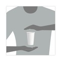 Cutlery | SOLO 316W-2050 16 oz. Single-Sided Poly Paper Hot Cups - White (50 Sleeve, 20 Sleeves/Carton) image number 4