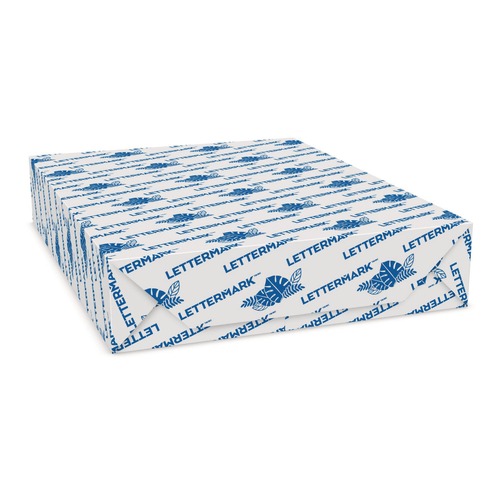Cleaning & Janitorial Supplies | Lettermark 8835 8.5 in. x 11 in. 24 lbs. Bond Weight 92 Bright Micro-Perforated Every 3.66 in. Custom Cut-Sheet Copy Paper - White (500/Ream) image number 0