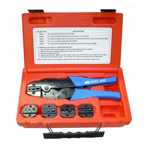 Cutting Tools | S&G Tool Aid 18920 Ratcheting Terminal Crimping Kit image number 0