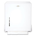 Paper Towels and Napkins | San Jamar T1905WH 11.63 in. x 5 in. x 14.5 in. True Fold C-Fold/Multifold Paper Towel Dispenser - White image number 0