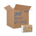 Paper Towels and Napkins | Scott 1510 10.13 in. x 13.15 in. 1-Ply Essential C-Fold Towels - White (12 Packs/Carton) image number 0