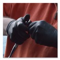 Disposable Gloves | Ammex GWBN46100 6 mil Heavy-Duty Industrial Powder-Free Nitrile Gloves - Large, Black (1000/Carton) image number 6