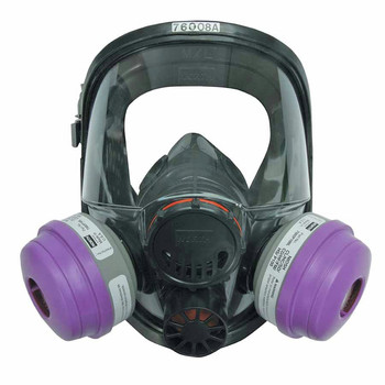North Safety 760008A 7600 Series Full-Facepiece Respirator Mask - Medium/Large