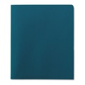 Office Jansan | Smead 87867 100 Sheet Capacity 11 in. x 8.5 in. Two-Pocket Folder Textured Paper - Teal (25/Box) image number 1