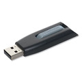 Office Electronics & Batteries | Verbatim 49171 Store 'n' Go V3 8 GB USB 3.0 Drive - Black/Gray image number 0