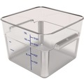Bulk Savings Pricing 3 | Carlisle 1195407 11.13 in. x 11.13 in. x 8.25 in. 12 qt. Squares Polycarbonate Food Storage Container - Clear image number 0