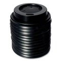 Bulk Savings Pricing 2 | Boardwalk BWKHOTBL4 Plastic Hot Cup Lids Fits 4 oz. Cup - Black (1000/Carton) image number 0