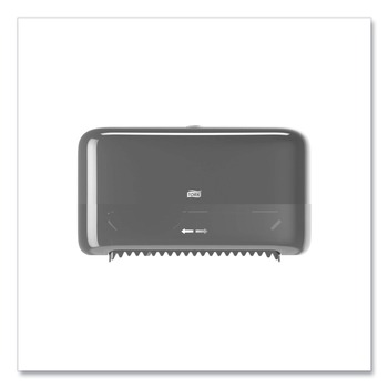 Tork Elevation 14.17 x 5.08 x 8.23 Coreless High Capacity Bath Tissue Dispenser - Black