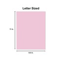 Office Jansan | Universal UNV11204 8.5 in. x 11 in. 20-lb. Deluxe Colored Paper - Pink (500/Ream) image number 2