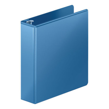 Wilson Jones W363-44-7462PP Heavy-Duty 3 Round Ring 2 in. Capacity View Binder with Extra-Durable Hinge - Blue