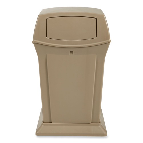 Trash & Waste Bins | Rubbermaid Commercial FG917188BEIG Ranger 45-Gallon Fire-Safe Structural Foam Container - Beige image number 0