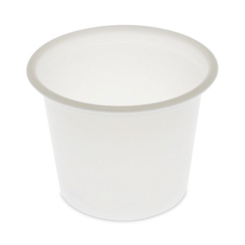 Pactiv Corp. 1 oz Plastic Portion Cup - Translucent (200/Sleeve, 25 Sleeves/Carton)