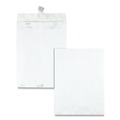 Office Jansan | Survivor QUAR1460 9 in. x 12 in. #10 1/2 Square Flap Redi-Strip Adhesive Closure Lightweight 14 lbs. Tyvek Catalog Mailers - White (100/Box) image number 0