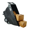 Trash Cans | Rubbermaid Commercial FG101300BLA 151 Gallon 1000 lbs. Capacity Plastic Structural Foam Tilt Truck - Black image number 6