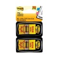 Post-it Flags 680-SH2 Arrow Message 1-in Page Flags, "sign Here", Yellow, 2 50-Flag Dispensers/pack image number 0