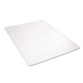 Office Jansan | Deflecto CM21442F 46 in. x 60 in. Flat Packed EconoMat All Day Use Chair Mat for Hard Floors - Clear image number 0
