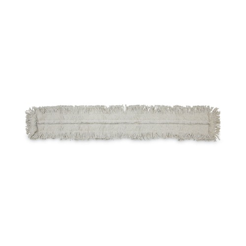 Mops | Boardwalk BWK1660CT 60 in. x 5 in. Cut-End Disposable Cotton Dust Mop Head (12/Carton) image number 0