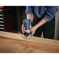Compact Routers | Factory Reconditioned Bosch GKF125CEPK-RT Colt 120V 7 Amp Variable Speed 1/4 in. Corded Palm Router Combination Kit image number 12