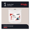 Cleaning & Janitorial Supplies | WypAll 34955 12.2 in. x 12.4 in. General Clean Jumbo Roll X60 Cloths - White (1/Carton) image number 1