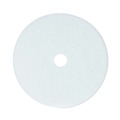 Cleaning & Janitorial Accessories | Boardwalk BWK4024WHI 24 in. Diameter Polishing Floor Pads - White (5/Carton) image number 1