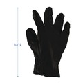 Work Gloves | Boardwalk BWK396XLBX 4.4 mil Disposable Powder-Free General Purpose Nitrile Gloves - X-Large, Black (100/Box) image number 2