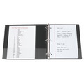 Office Jansan | Avery 09900 11 in. x 8.5 in. 3 Rings 5 in. Capacity Durable View Binder with DuraHinge and EZD Rings - Black image number 2