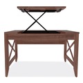 Office Desks & Workstations | Alera WDE4824-T-WA 47.35 in. x 23.63 in. x 29.5 in.- 43.75 in. Sit-to-Stand Table Desk - Modern Walnut image number 4