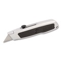 Knives | GreatNeck 12243 1.25 in. Blade 3.5 in. Plastic Handle Retractable Utility Knife - Black/Gray image number 0