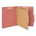  | Universal UNV10250 4-Section Pressboard Classification Folder - Letter, Red (10/Box) image number 1