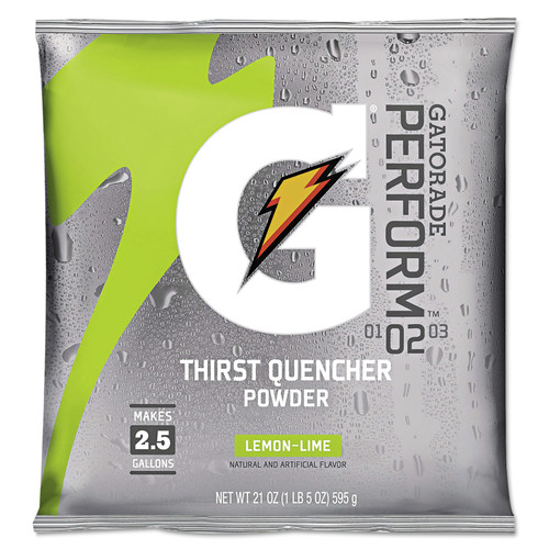 Beverages & Drink Mixes | Gatorade QUA03969 G2 Low-Calorie 21 oz. Powder Drink Mix Pouches - Lemon-Lime (Carton of 32 Each) image number 0