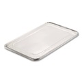 Food Service | Handi-Foil HFA 205000 12.88 in. x 20.81 in. 40 Gauge Steam Pan Foil Lids for Full-Size Pan (50/Carton) image number 2
