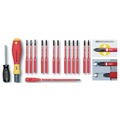 Hand Tool Sets | Wiha Tools 28792 (16-Piece) Insulated TorqueVario-S (18-62 in-lbs.) and SlimLine Blade Set image number 0