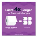 Toilet Paper | Cottonelle 55494 Ultra ComfortCare 2-Ply Septic Safe Mega Rolls Soft Tissue Toilet Paper - White (48/Carton) image number 3