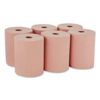 Georgia-Pacific 10 in. x 250 ft. goRag Premium All-Purpose DRC Roll Wipers - Orange (6/Carton)