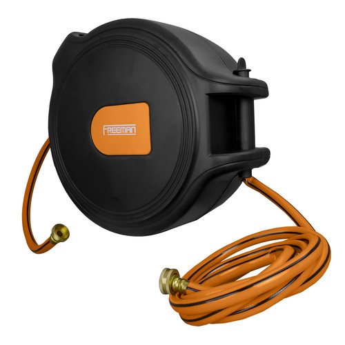 Garden Hoses | Freeman PWHR1265N 1/2 in. x 65 ft. Retractable Water Hose Reel with Spray Nozzle image number 0
