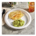 Labor Day Sale! Save $30 off $199! | Chinet 81209 9 in. Heavyweight Plastic Plates - White (125/Pack, 4 Packs/Carton) image number 3