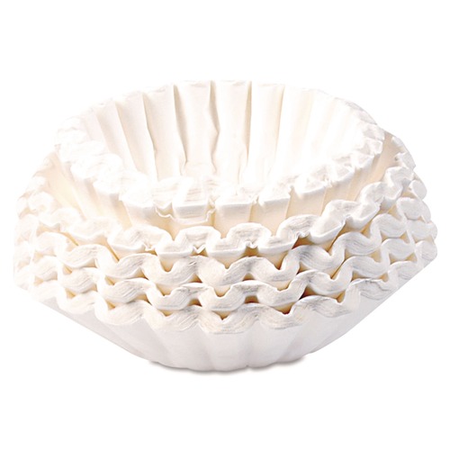 Just Launched | BUNN 20100.0000 Coffee/tea Brewer Dual Purpose Filters, 1.5 Gallon Urn Style (500/Carton) image number 0