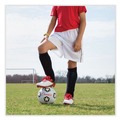 Toys | Champion Sports SRB3 Rubber Sports Ball for Soccer - No. 3 Size, White/Black image number 3